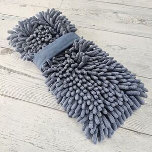 Norwex Chenille Bath Hand Towel with BACLOCK Blue Denim Hard to Find Color Rare